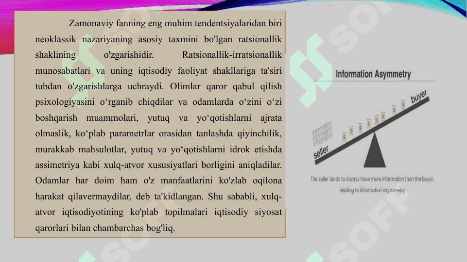 XULQ-ATVOR IQTISODIYOTINAZARIYASINING METODOLOGIYASI 3