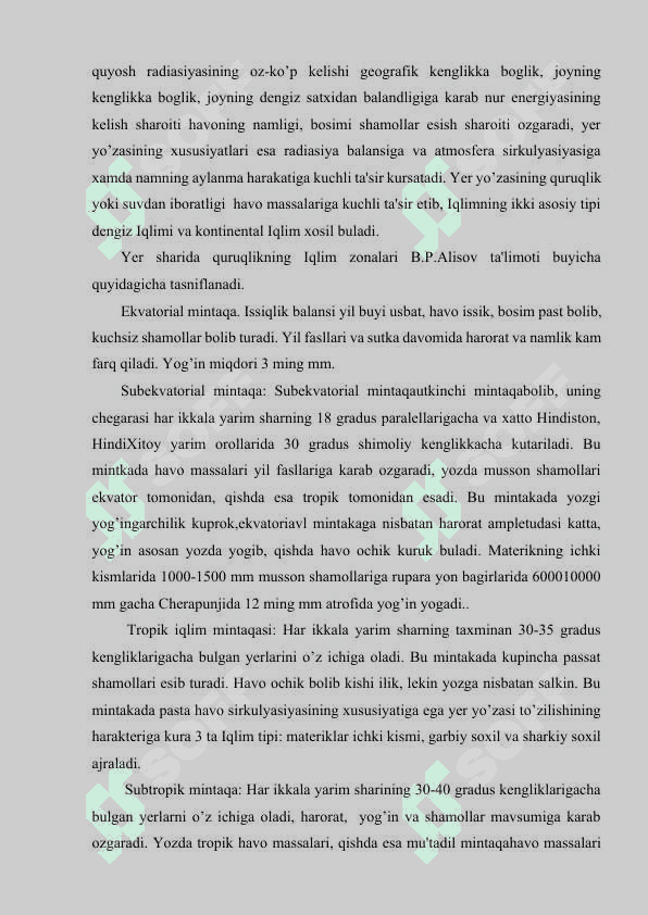 İqlim mintaqalari 4