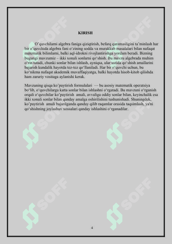 Qisqa ko'paytirish formulalari MIKRODARS (dars ishlanmsi) 4