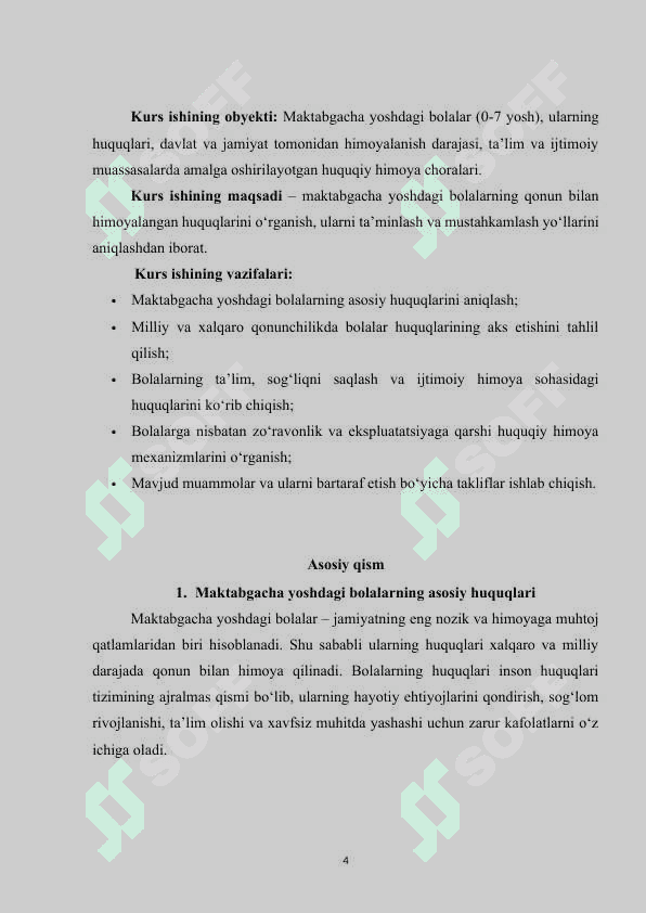 Maktabgacha yoshdagi bolalarning qonun bilan himoyalangan huquqlari 4