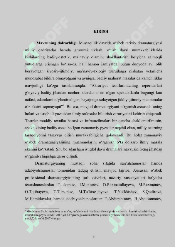 Istiqlol davri o‘zbek tarixiy dramaturgiyasi 2