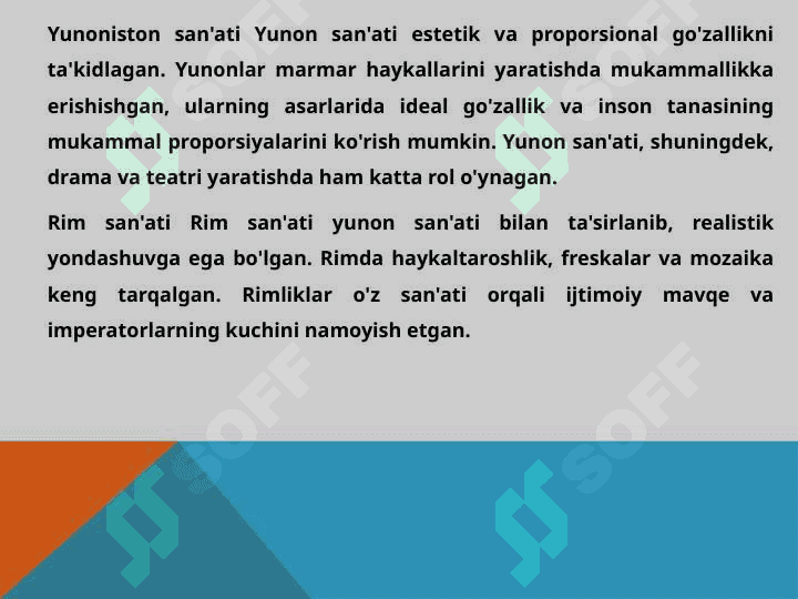 QADIMGI DUNYO SAN`ATI 4
