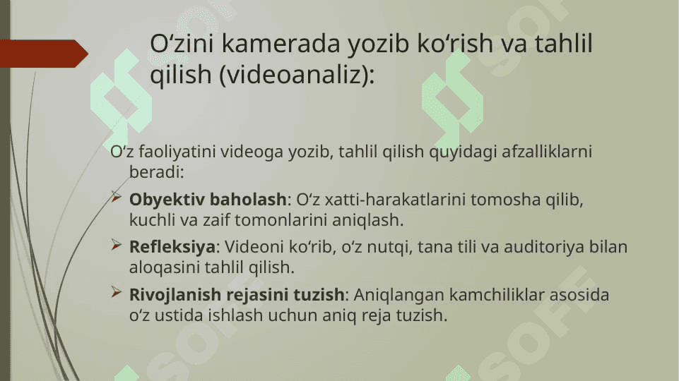 TRENINGNI OʻTKAZISHDA TRENERNING OʻZ-OʻZINI NAZORAT QILISHI 8
