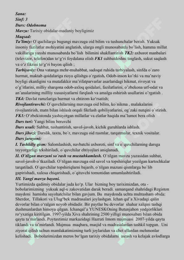 3-sinf O‘zbekiston Respublikasi- mustaqil davlat 5