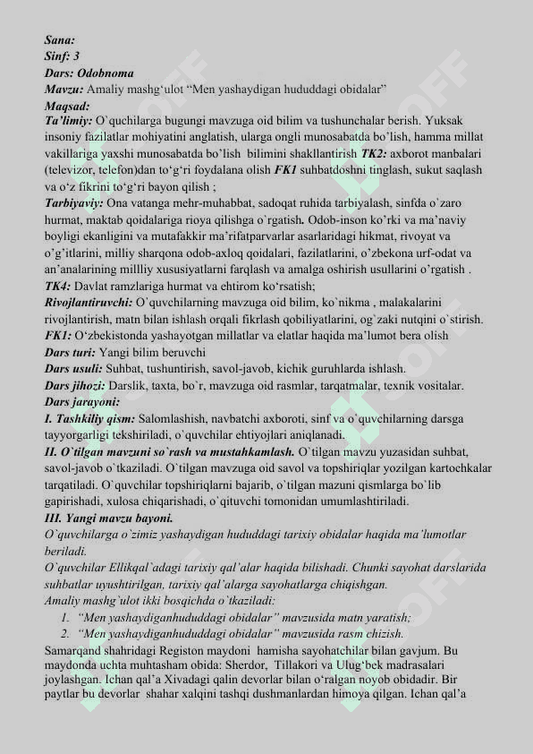 3-sinf O‘zbekiston Respublikasi- mustaqil davlat 7