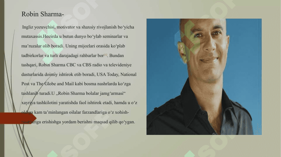Robin Sharma O’lsang kim yig’laydi 2