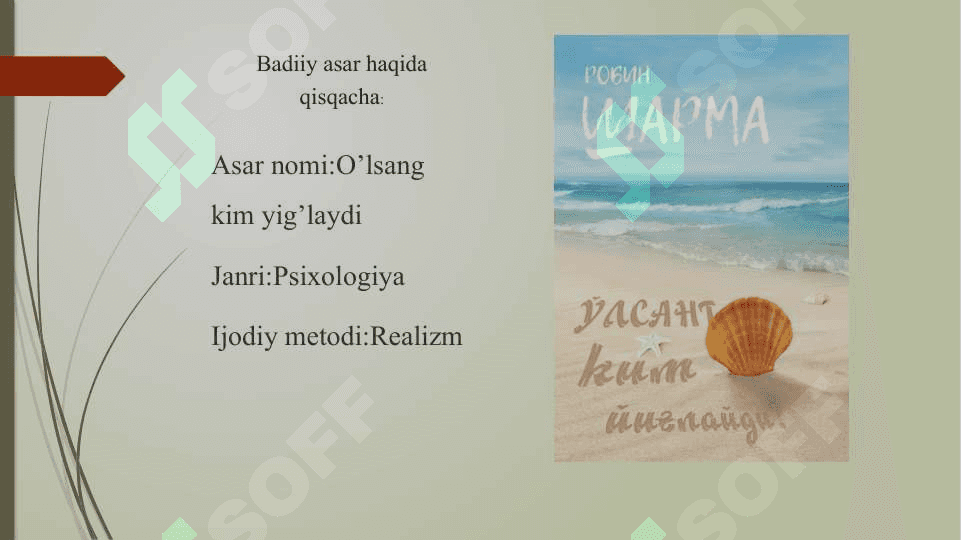 Robin Sharma O’lsang kim yig’laydi 4