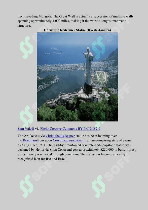 SEVEN WONDERS OF THE WORLD 3