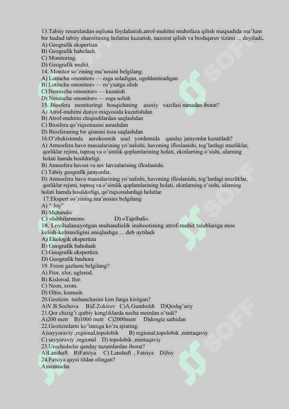 10-SINF GEOGRAFIYA I-CHORAK 6