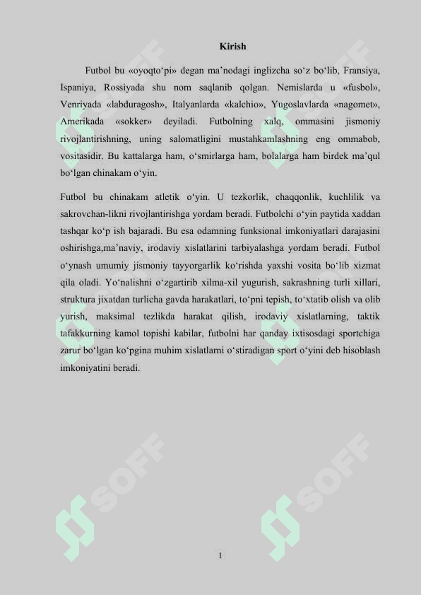 10-SINF FUTBOL O’YINI TAKTIKALARI 2
