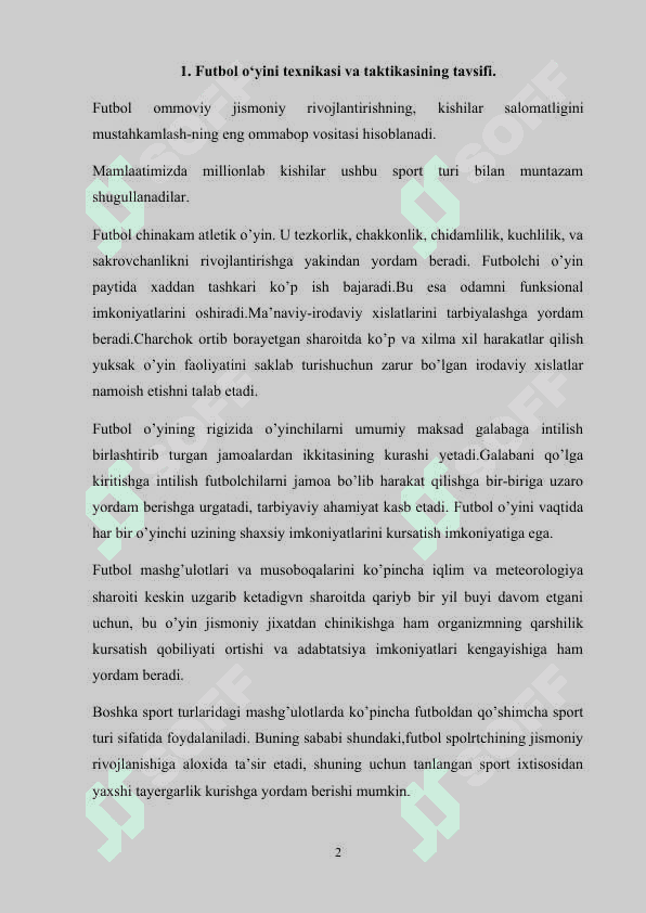10-SINF FUTBOL O’YINI TAKTIKALARI 3