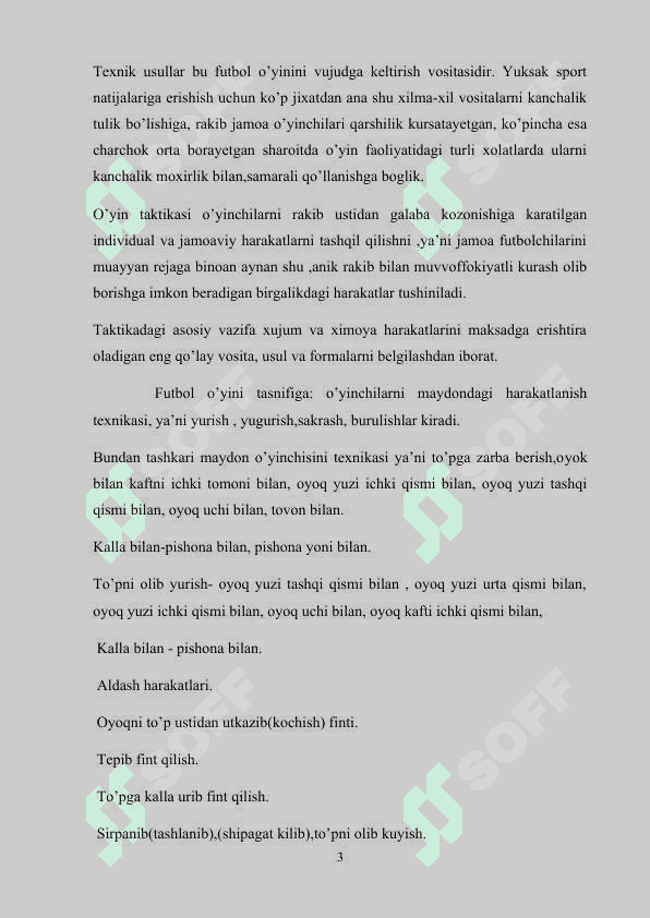 10-SINF FUTBOL O’YINI TAKTIKALARI 4