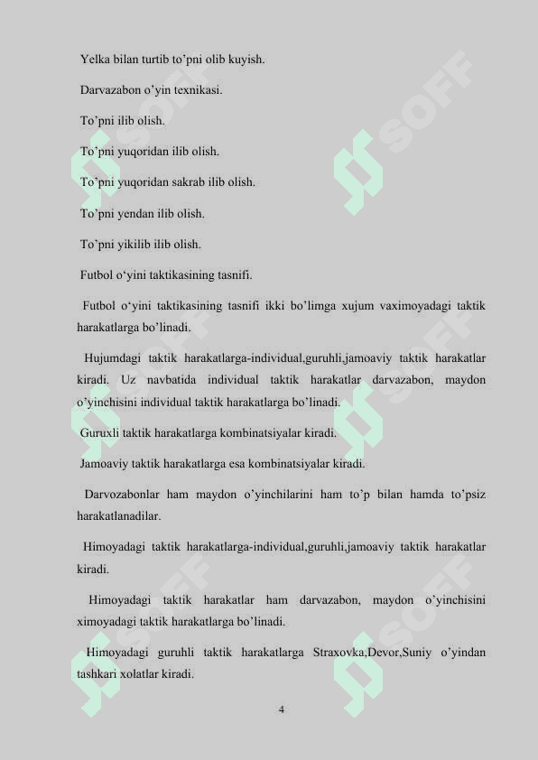 10-SINF FUTBOL O’YINI TAKTIKALARI 5