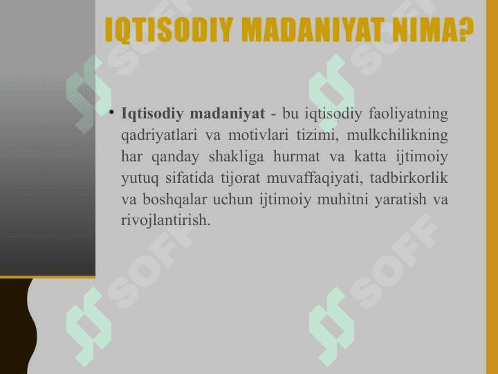 INSON MADANIYATI VA O‘ZIGA XOSLIgi 5