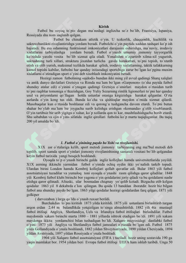 Futbol oyinida harakatlanish texnikasini o'rgatish takomillashtirish ma mahoratini oshirish 2