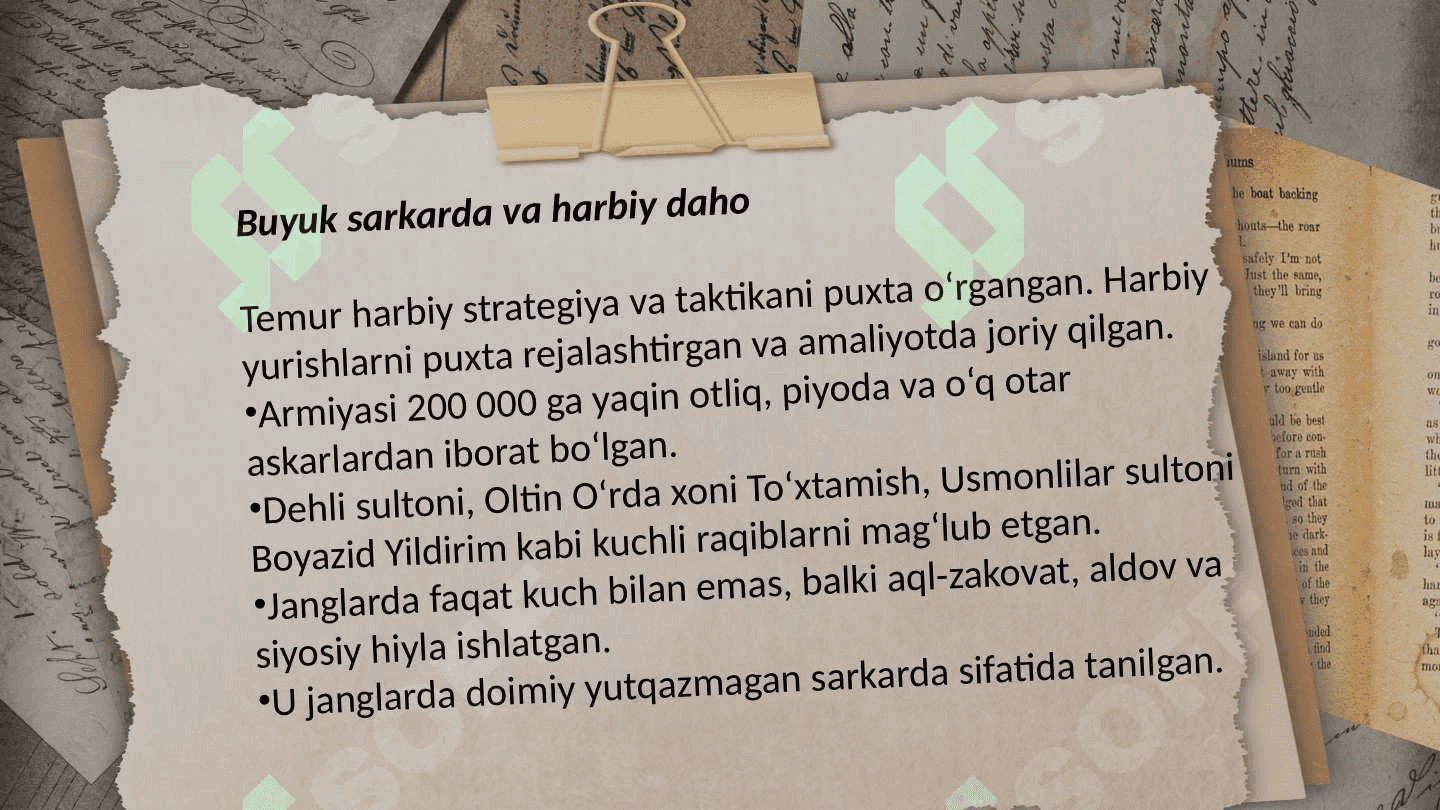 Amir Temur — buyuk davlat arbobi 4