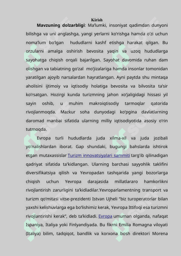 Yevropaning turistik davlatlari 3