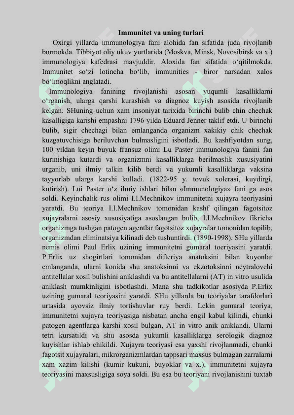 Organizmning ummun sistemasi 3