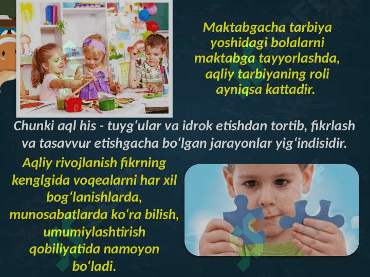 O'QUVCHILARNING AQLIY TAJRIBASI 5
