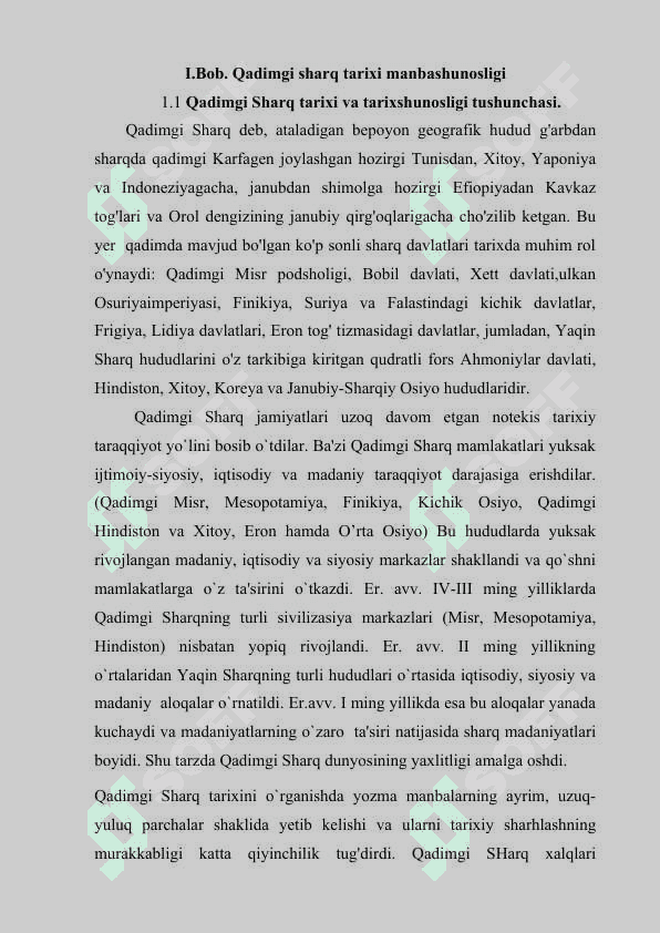 Qadimgi sharq tarixi tarixshunosligi 8