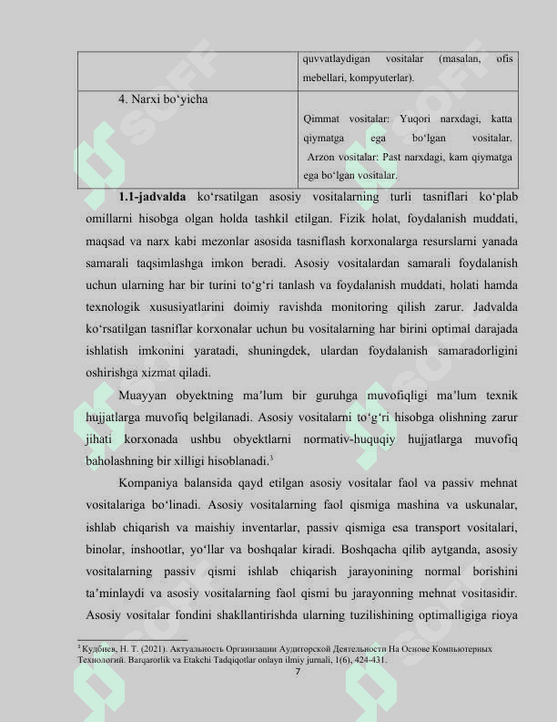Asosiy vositalardan samarali foydalanish 7