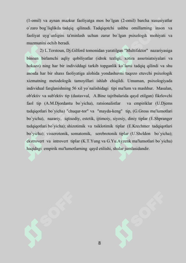 Amaliy  psixolog  faoliyatida  rejalashtirish  va  uning turlari 8