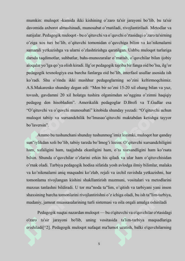 Pedagogik muloqotda muomala madaniyati 5