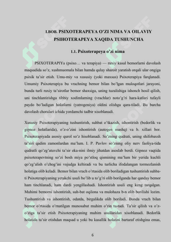 PSIXOTERAPEVTIK XIZMAT ZAMONAVIY BOZORI.. 6