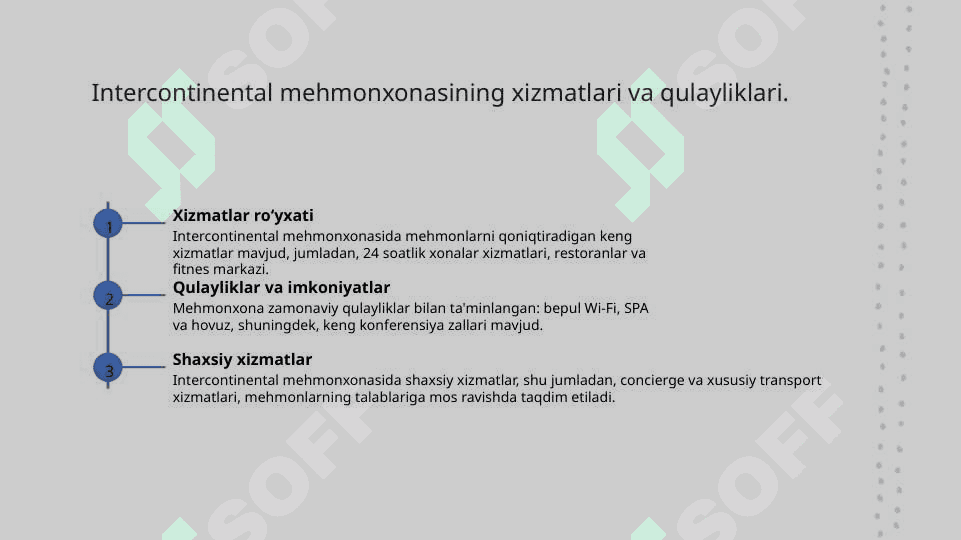 Intercontinental mehmonxonasi 4