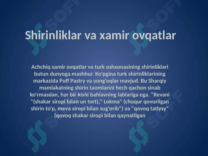 Turk milliy taomlari 5