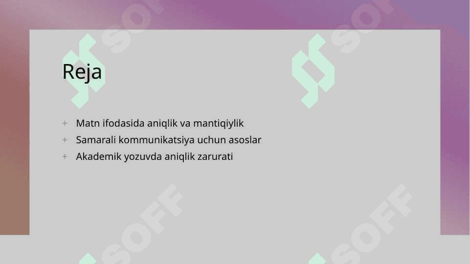 Matn ifodasida aniqlik,mantiqiylik 2