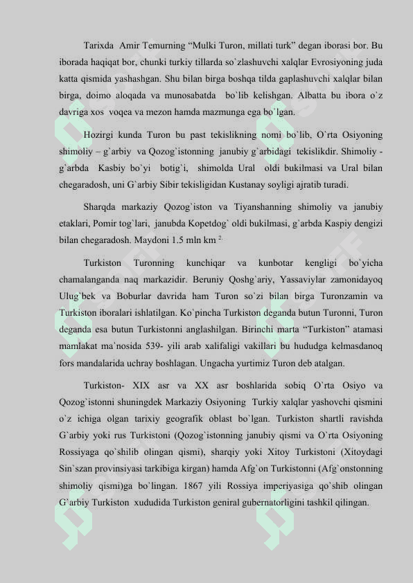 TURKISTONNING 1917-1920-YILLAR  TARIXIY GEOGRAFIYASIGA TAVSIF 5