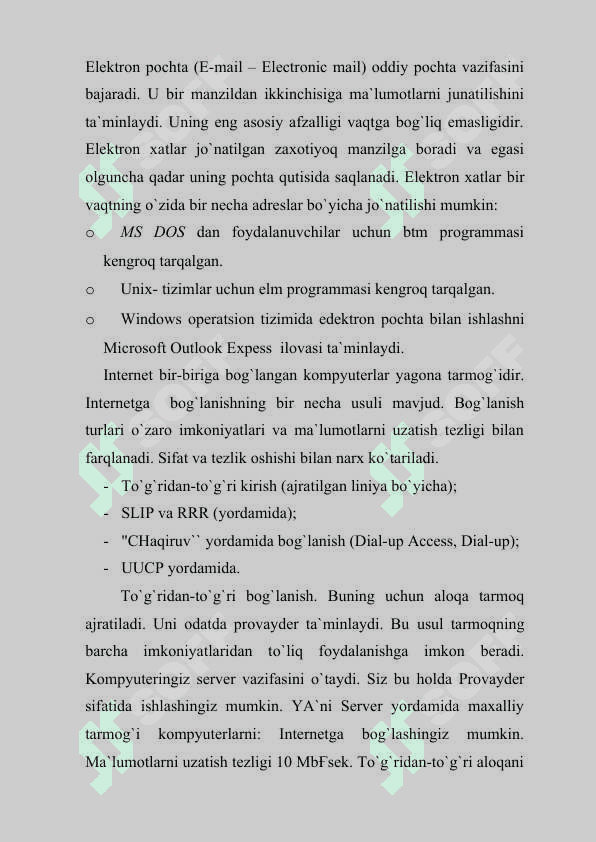 Zamonaviy informatika xonasida Internet, Intranet va  lokal tarmog’i asosida o‘quv-tarbiya ishlarining tashkil etish 4