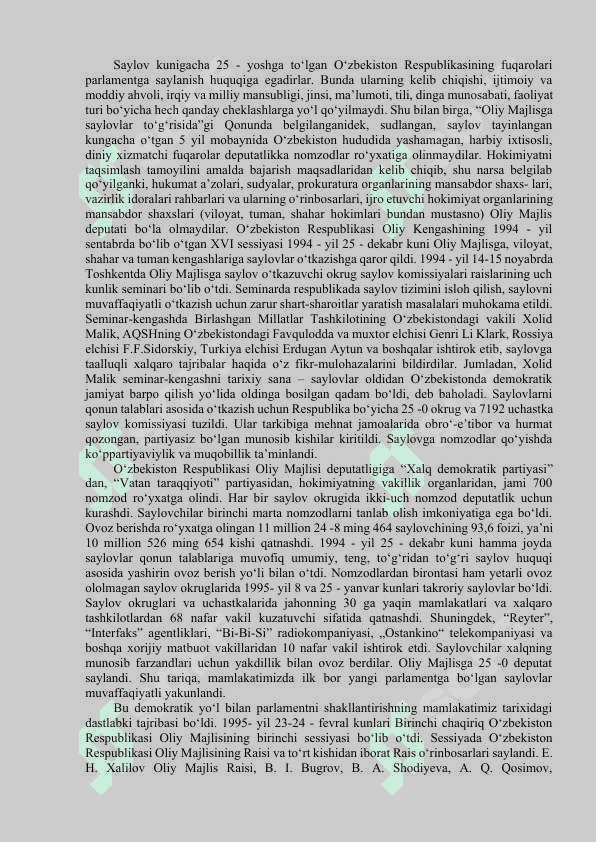 MUSTAQIL O'ZBEKISTONDA HOKIMIYATLAR BO'LINISHI PRINSIPI 7