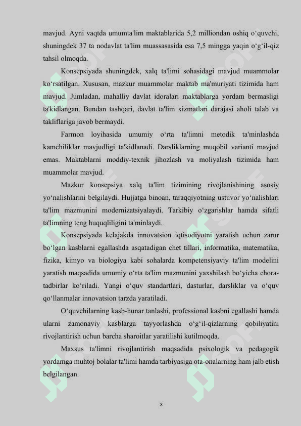 Ta’lim xarajatlarini rejalashtirish va moliyalashtirish 3
