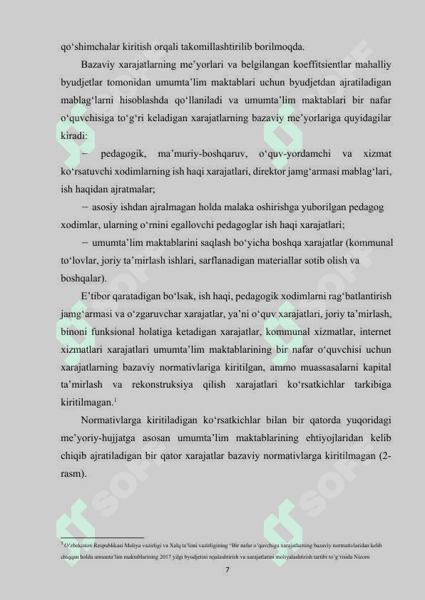 Ta’lim xarajatlarini rejalashtirish va moliyalashtirish 7