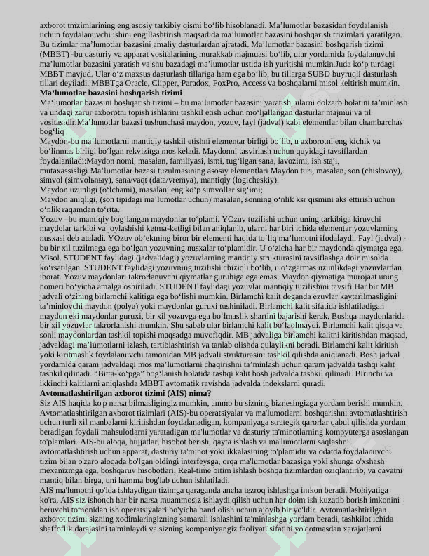 Xorijiy avtomatlashtirilgan o‘rgatuvchi tizimlar 4