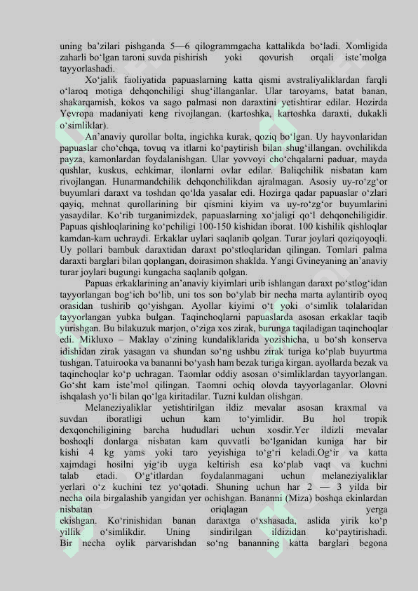MELANEZIYA XALQLARI 3