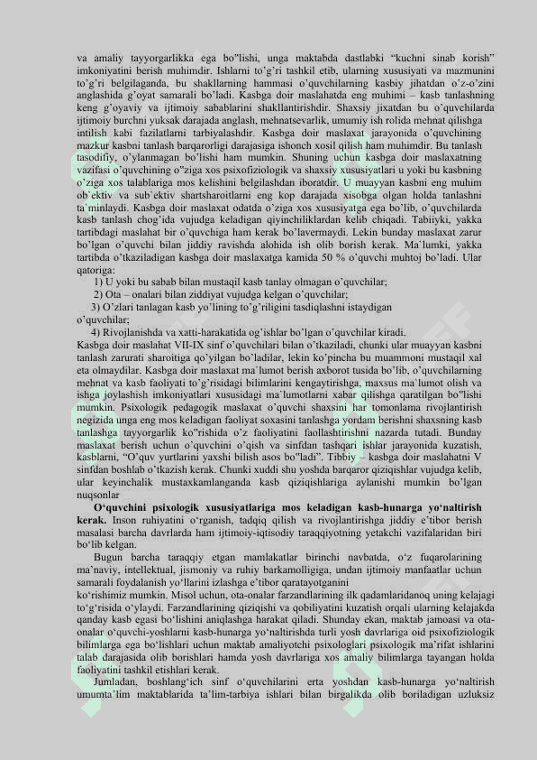 O’YINLAR ORQALI KASB-HUNARGA YO’NALTIRISH 4