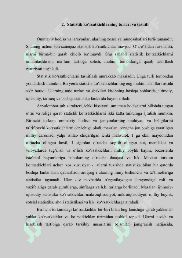 TASVIRIY STATISTIKA KO‘RSATKICHLARI 6