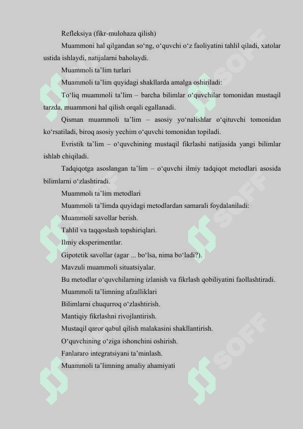 Boshlang‘ich sinflarda muammoli ta'lim 8
