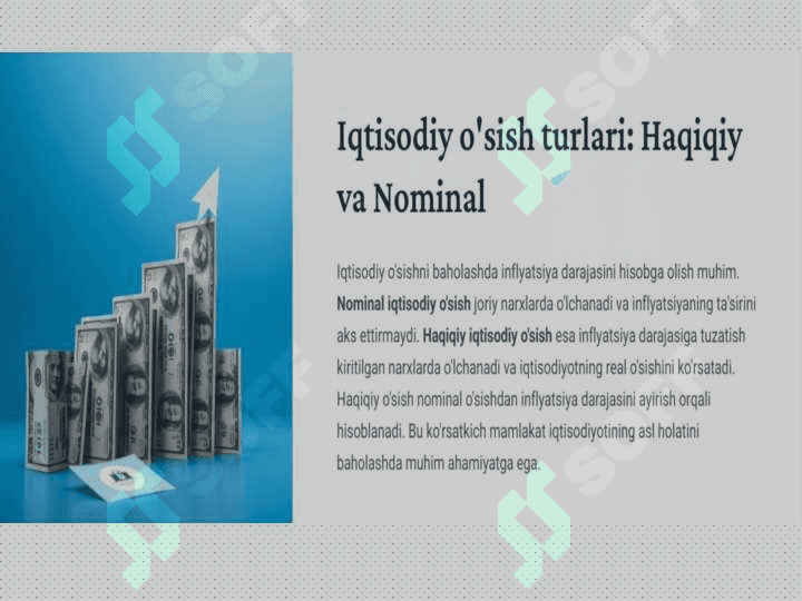 Iqtisodiy o’sish: umumiy tavsif va modellari 6