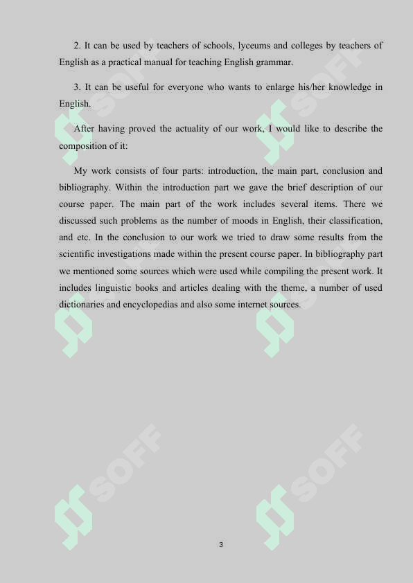 Category of mood in modern English. 3