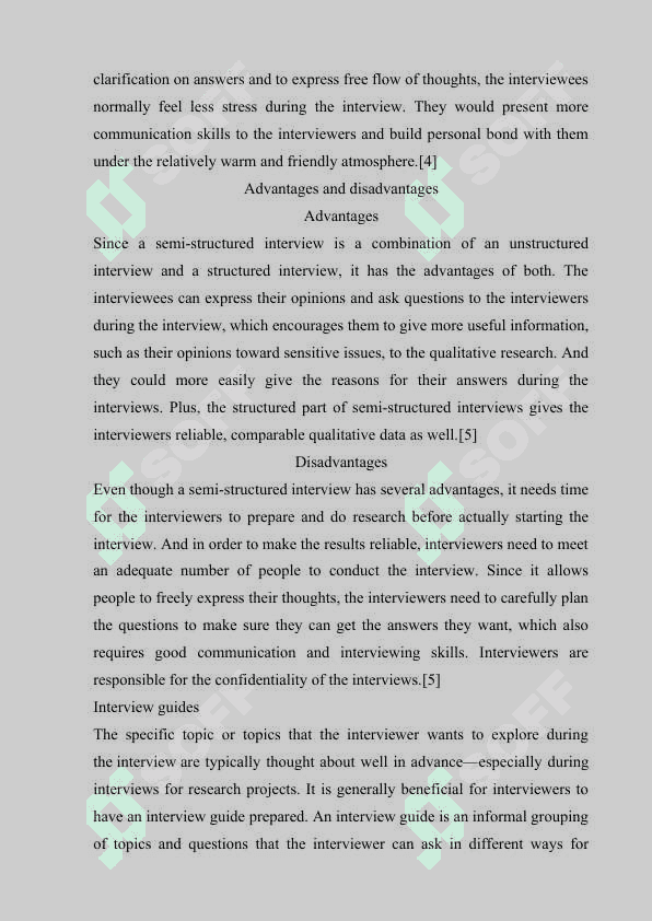 Interviewing (structural, semi-structured, non-structural) 3