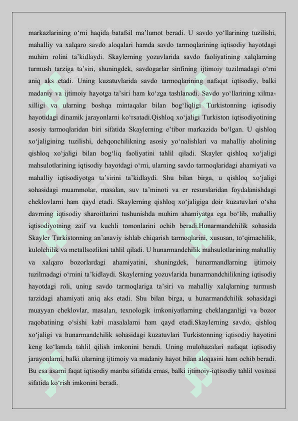 “Yujin Skayler va uning “Turkiston” asari 25 8