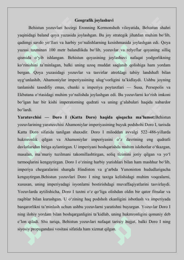 Behistun yozuvi tarixiy manba sifatida 26 3