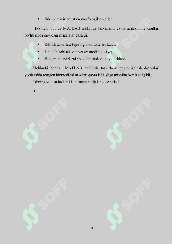 MATLAB MUHITIDA TASVIRLARNI QAYTA ISHLASHNING USULLARI 3