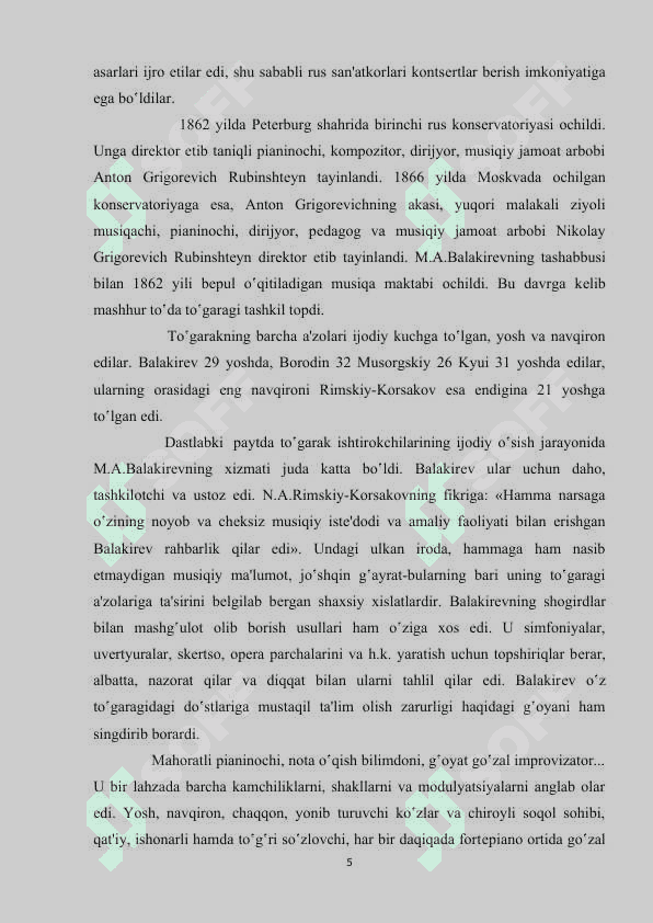 Vokal turkumlaridagi shakllarning ahamiyati Glinka romanslari misolida 5