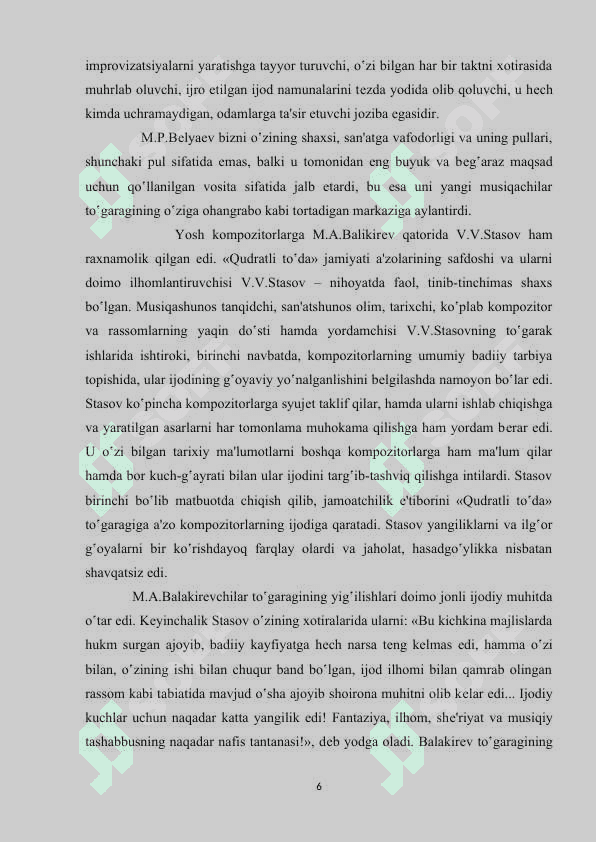 Vokal turkumlaridagi shakllarning ahamiyati Glinka romanslari misolida 6
