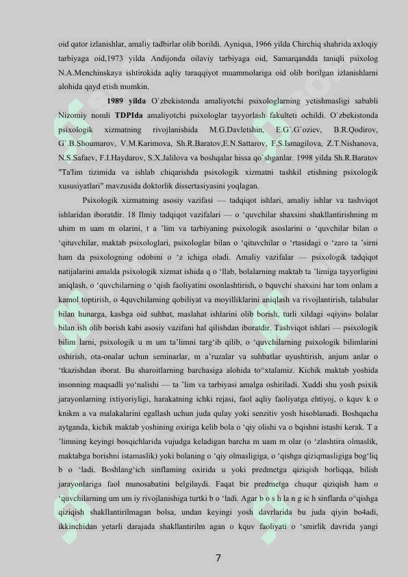 Boshqaruv va ijtimoiy sohalarda psixologik xizmat 7
